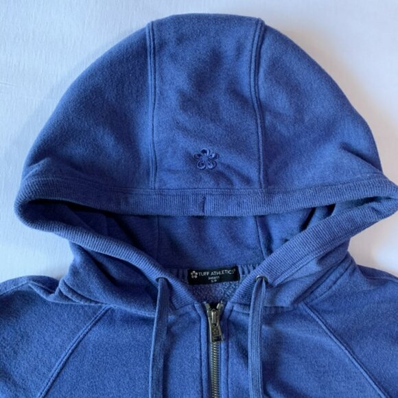 Tuff Athletics Zip-Up Blue Hoodie Size SMALL - Picture 10 of 10